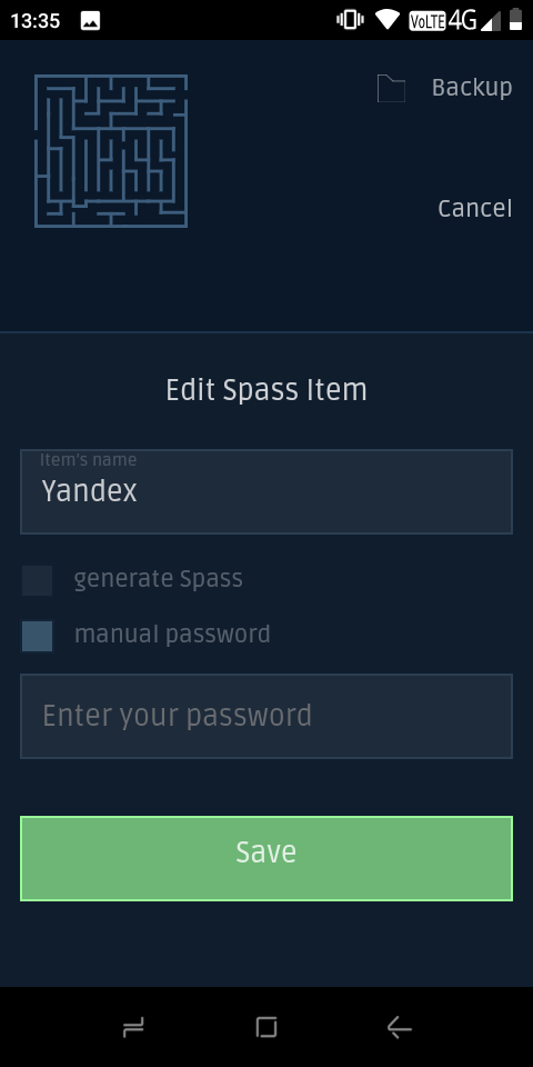 Spass本地密码管理器 v2.2安卓版截图