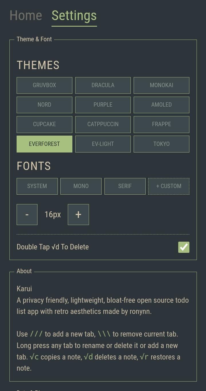 Karui ToDo轻量待办 v1.9安卓版截图