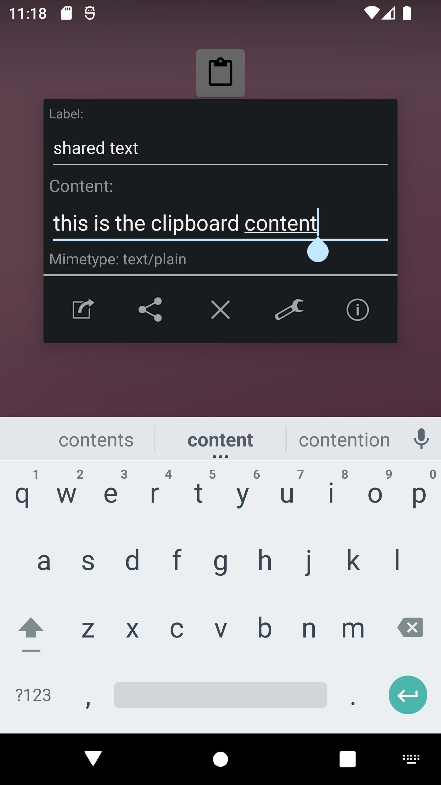 Simple Clipboard Editor剪贴板编辑器 v1.6安卓版截图