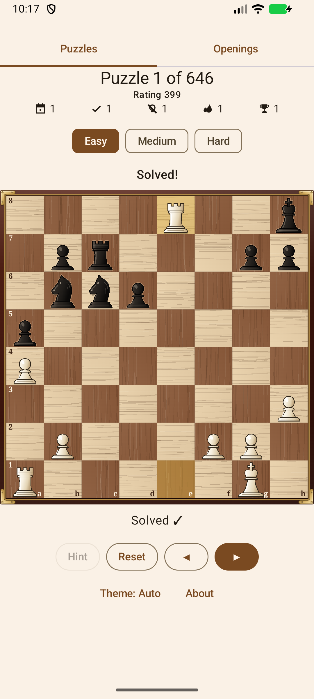 Chess Puzzles国际象棋战术题 v0.5.20安卓版截图