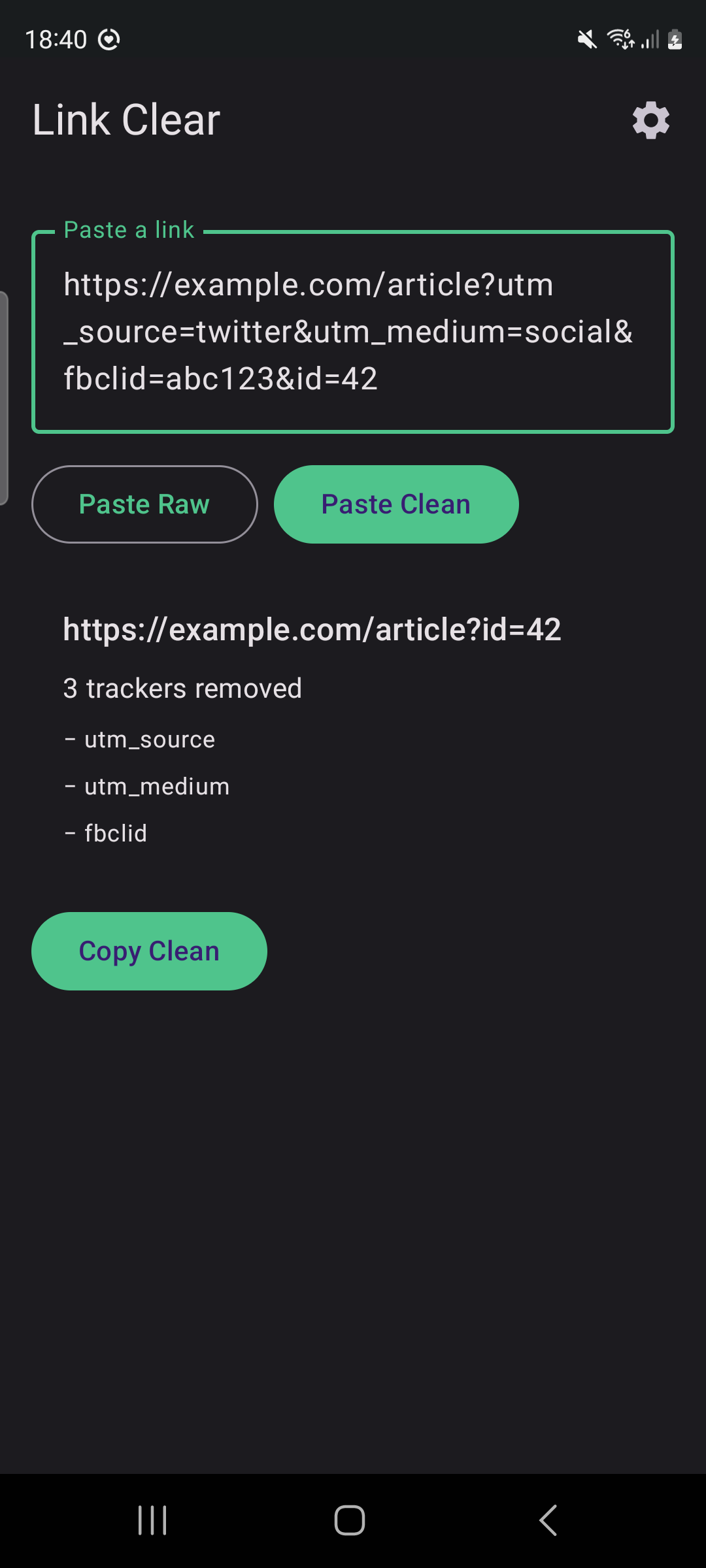 Link Clear链接清理 v1.0.3安卓版截图