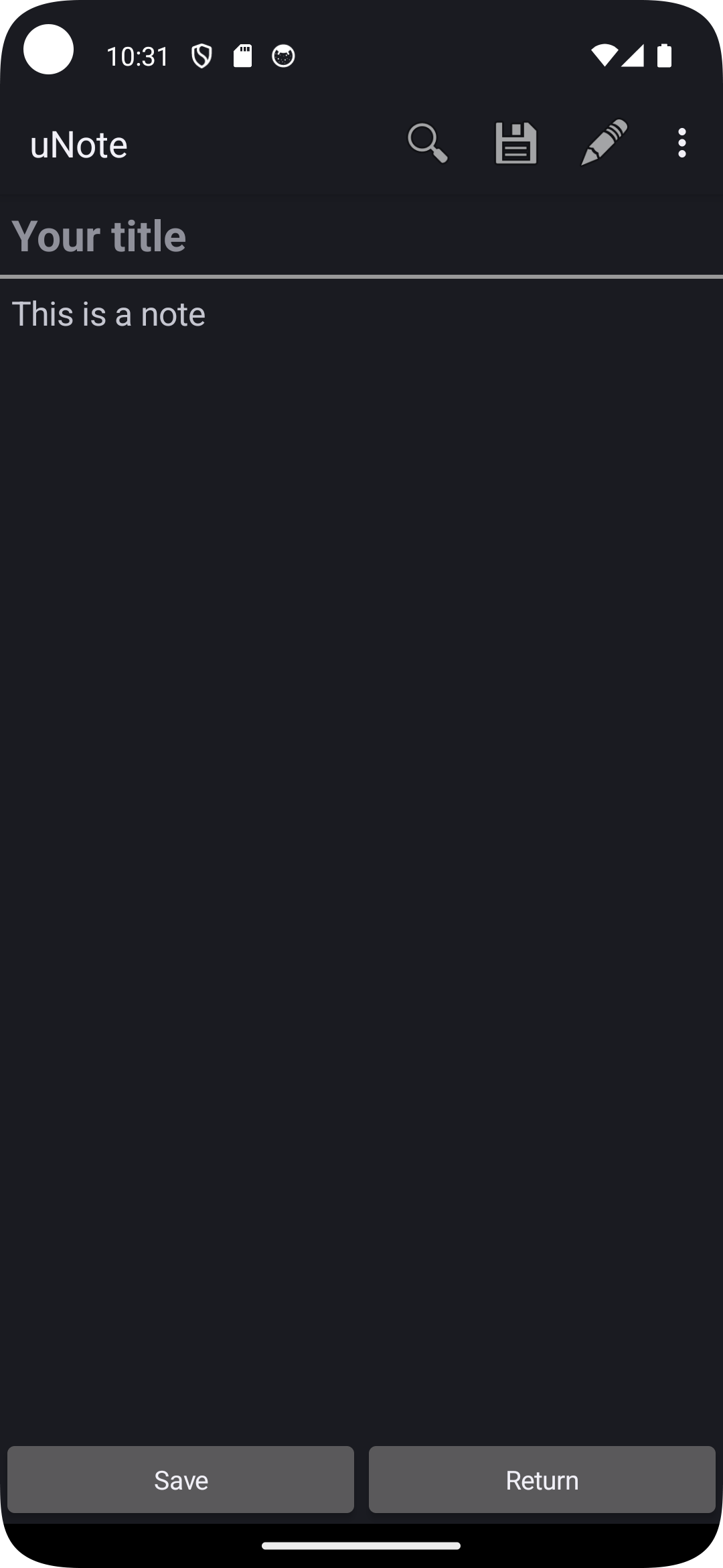 uNote极简记事本 v1.9.1安卓版截图