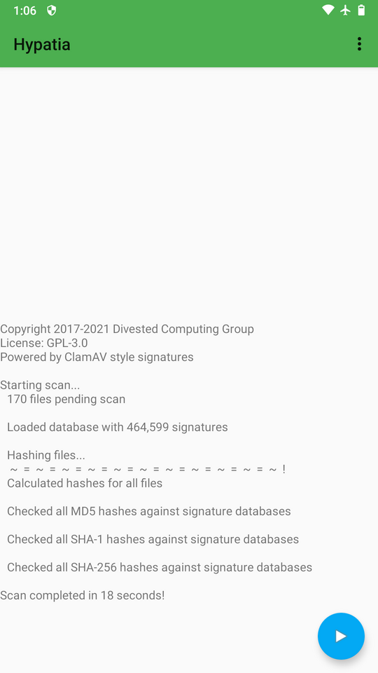 Hypatia恶意软件扫描器 v3.14安卓版截图