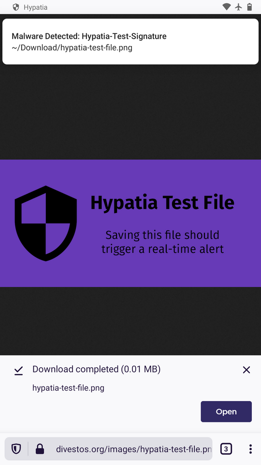 Hypatia恶意软件扫描器 v3.14安卓版截图