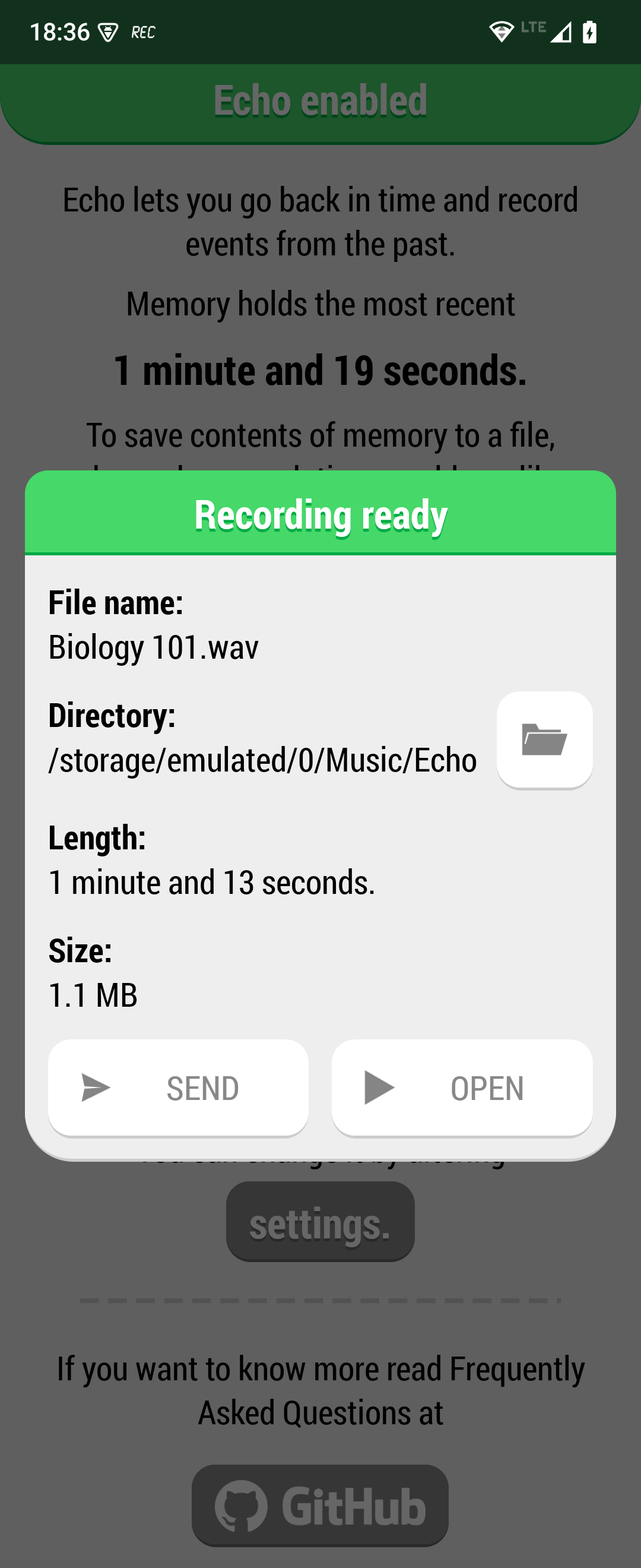 Echo回溯录音机 v2.0.0安卓版截图
