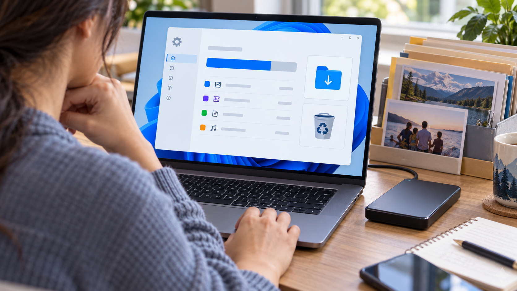 Windows 11存储感知怎么设置？自动清理临时文件前先检查下载与回收站