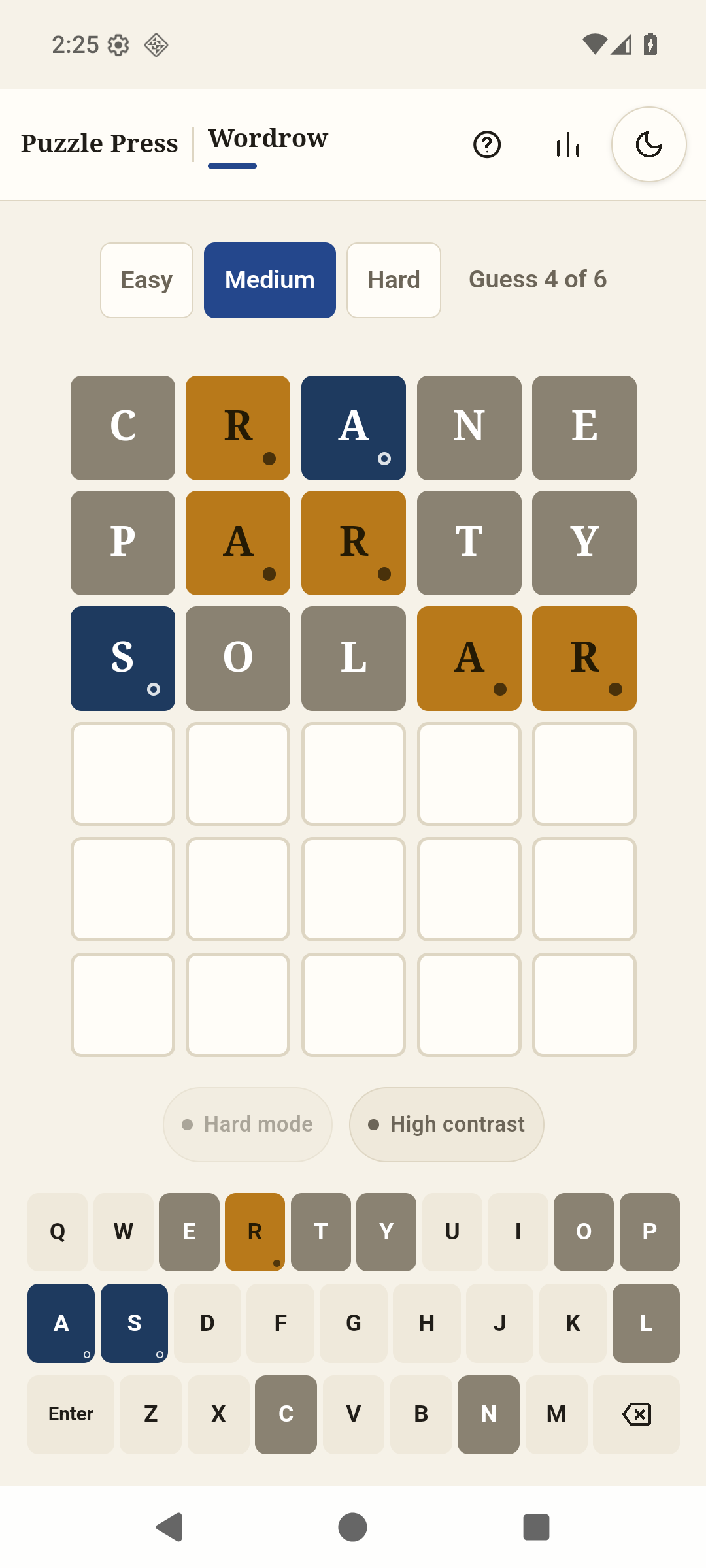 Puzzle Press每日益智 v1.0.4安卓版截图