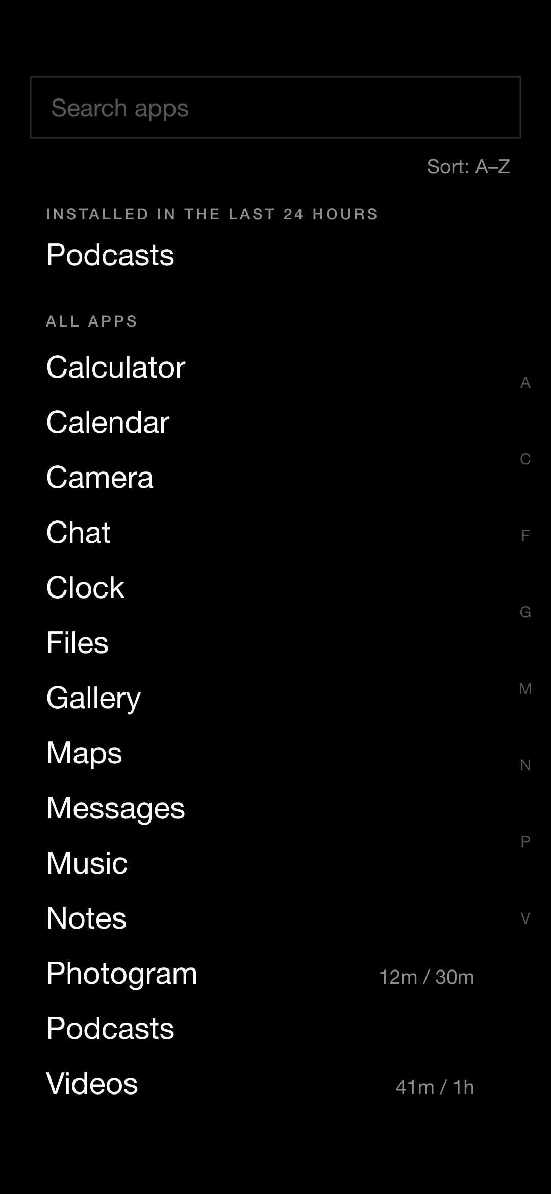 Focus Launcher文字桌面 v1.1.52安卓版截图
