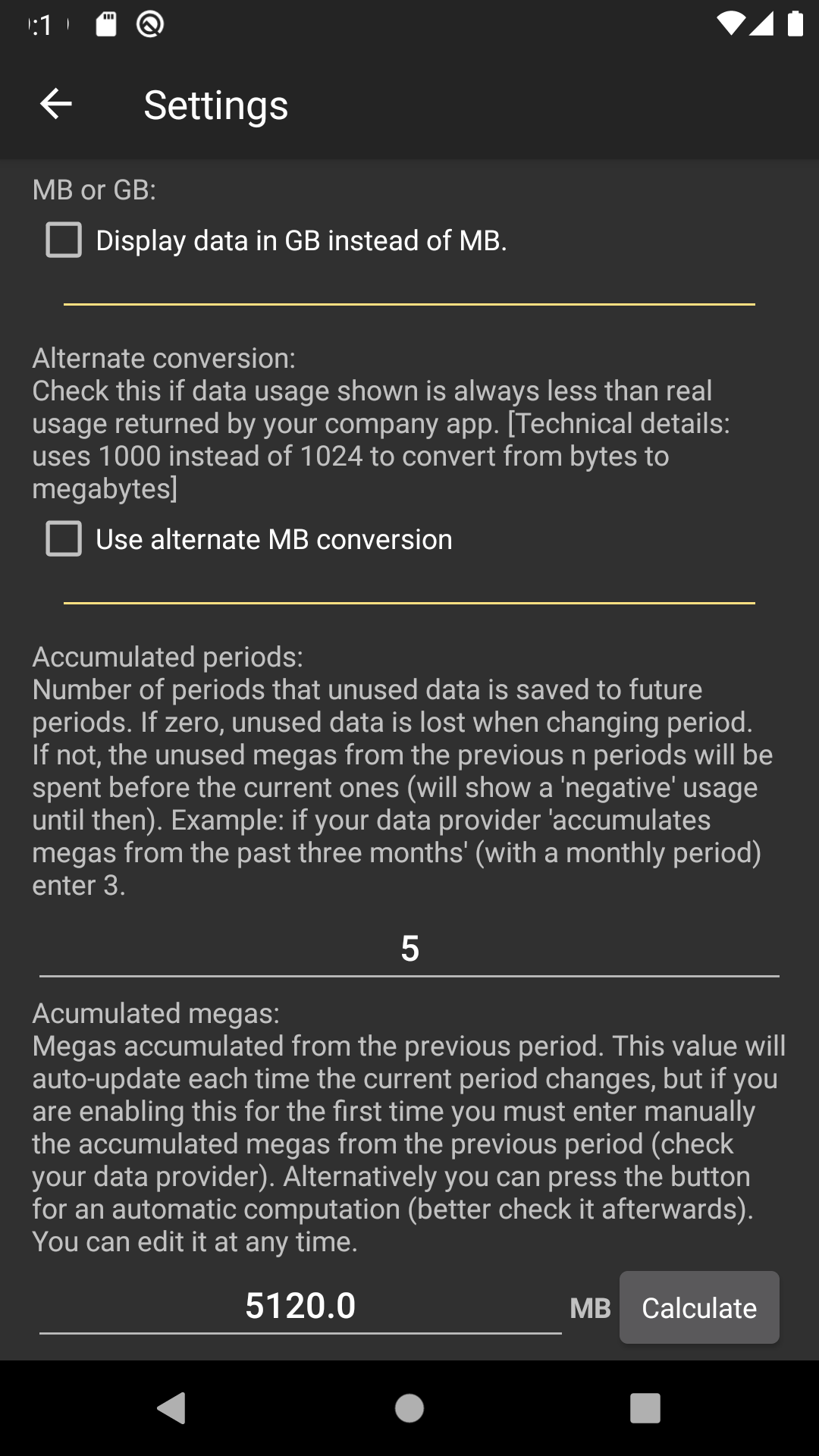 Average data usage流量小组件 v4.1安卓版截图