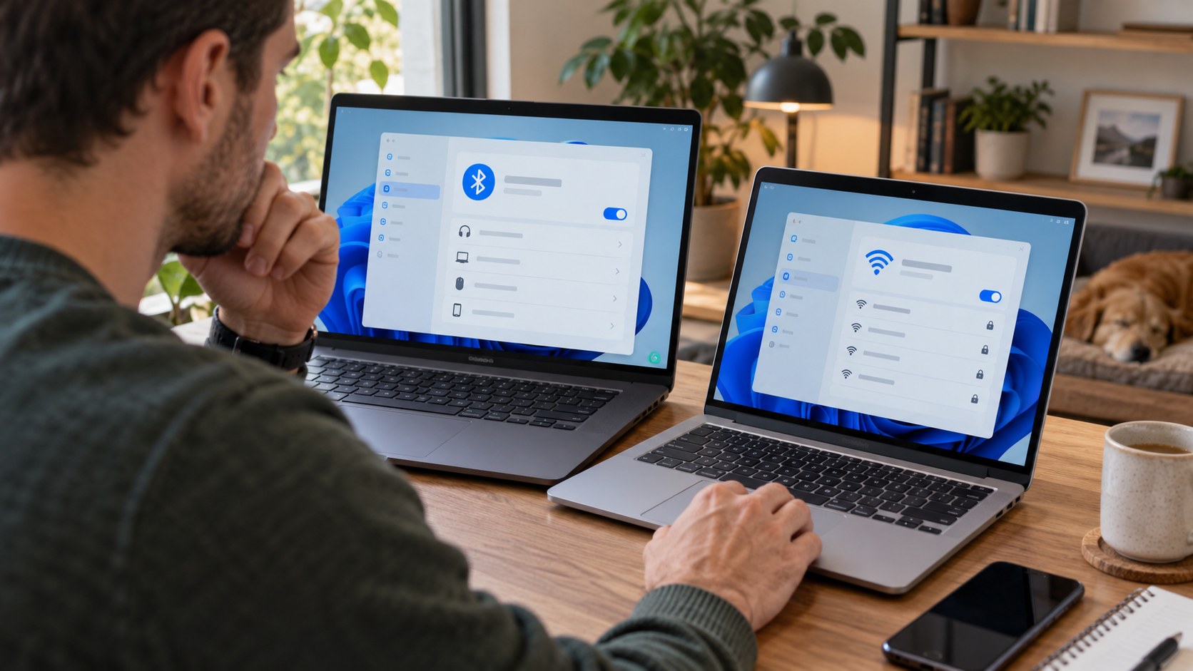 Windows 11就近共享找不到设备主题插画2