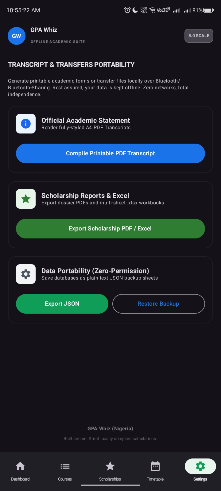GPA Whiz成绩规划 v1.1.2安卓版截图