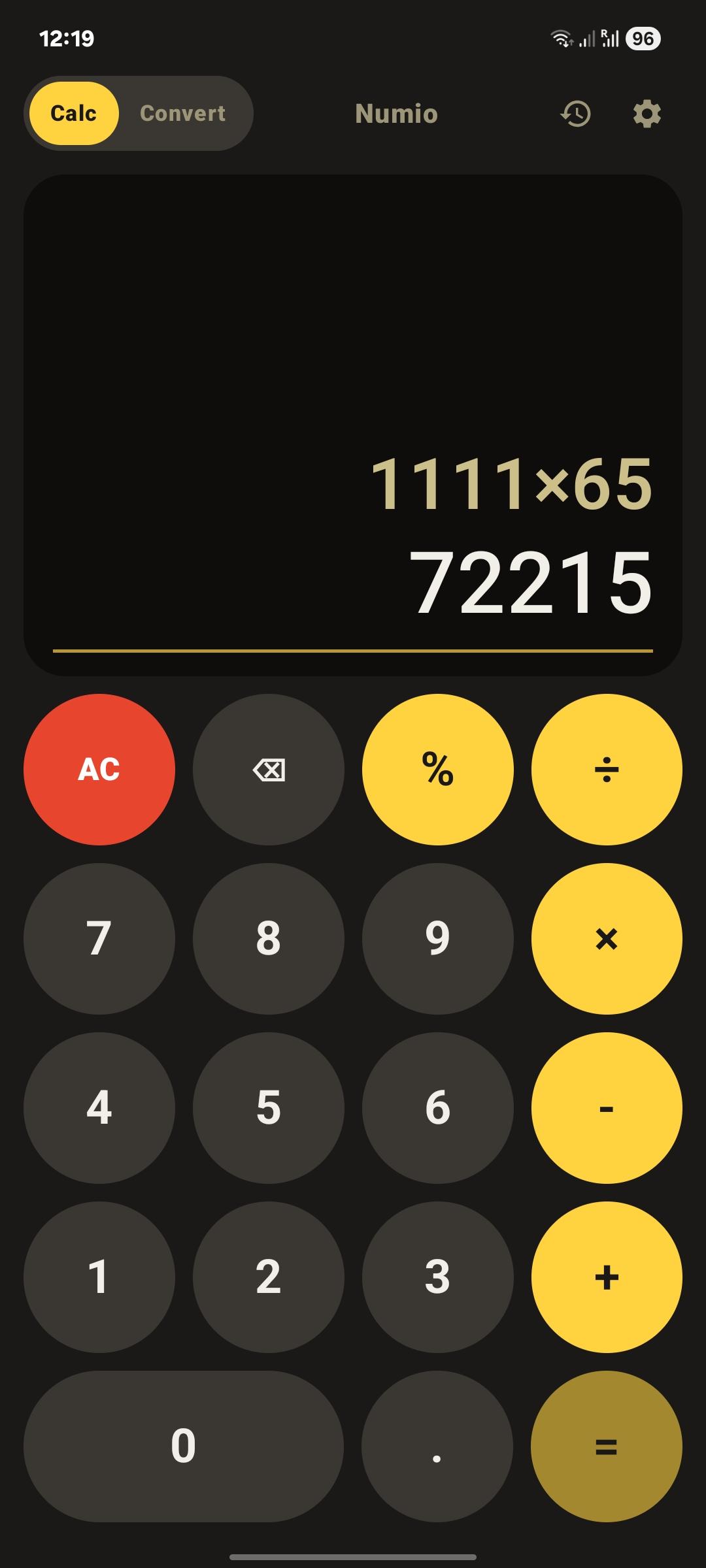 Numio计算器 v1.0.7安卓版截图