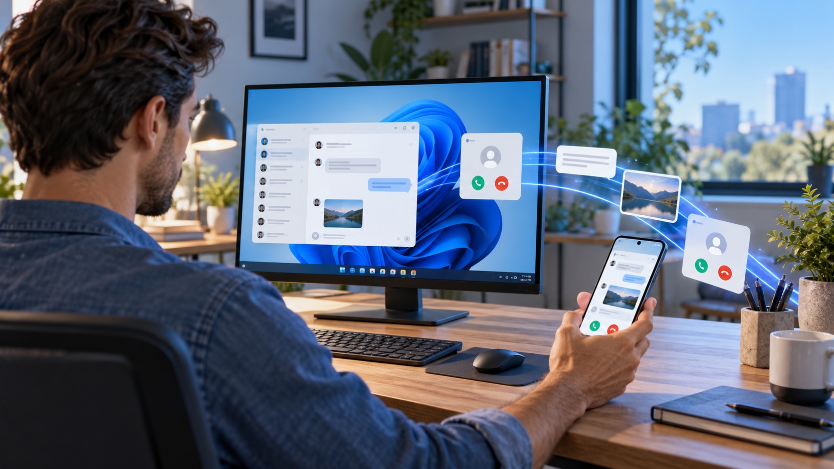 Windows 11手机联动更新：消息、安卓应用和照片如何接到电脑