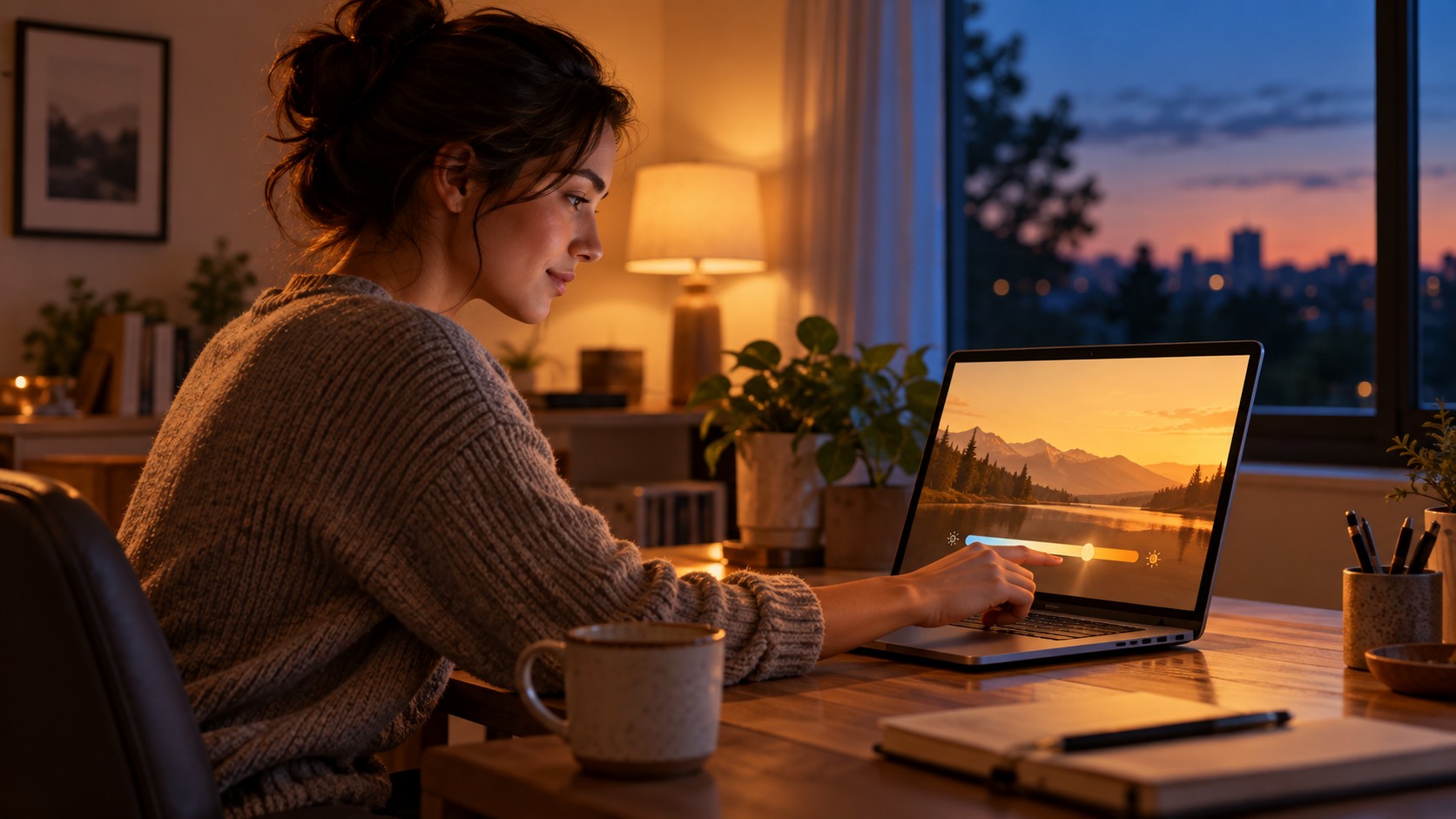 Windows夜间光照怎么设置？暖色强度、定时开启与颜色检查